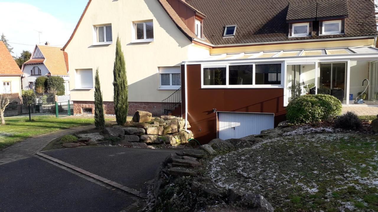 Villa/Appartement Au Coeur Des Vignes *** บาร์ ภายนอก รูปภาพ